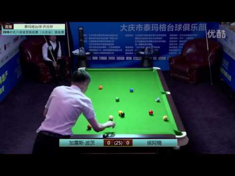 Gareth Potts VS Hou Yanan - 2016 Potts Chinese 8 Ball Challenge Competition