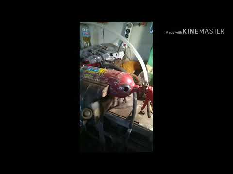 Мовильница из огнетушителя для антикоррозионной обработки кузова