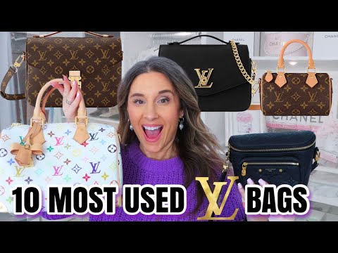 TOP 10 MOST USED LOUIS VUITTON BAGS!! 💼 THESE BAGS ARE SO GOOD!🙌