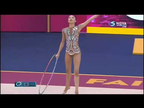 Chisaki Oiwa Hoop AA World RG Championships Baku 2019