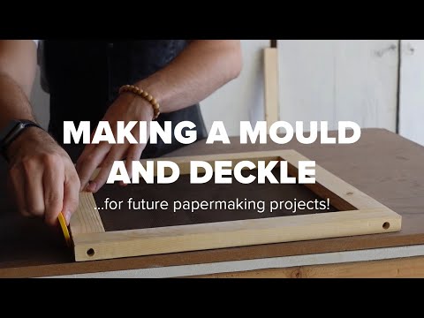 Making a Mould and Deckle... for Future Papermaking Projects!