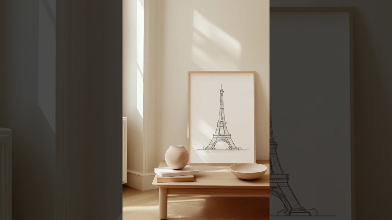 Minimalist Architectural Line Art Prints | New Etsy Digital Download Collection