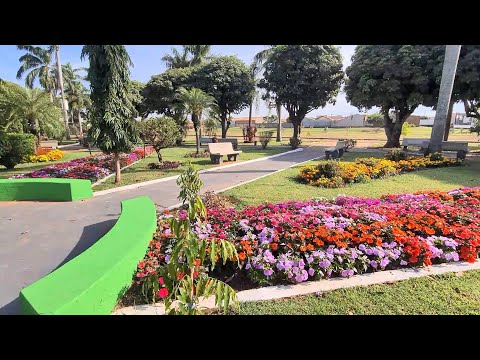 Linda praça em Rubiácea SP