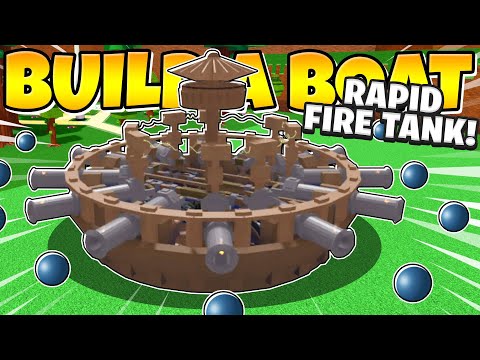 THEY BUILT A WORKING RAPID FIRE TANK! *Da Vinci Tank* Build a Boat Reddit