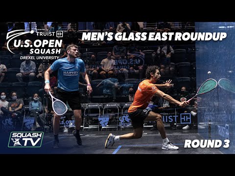 Squash: U.S. Open 2021 - Men's Glass West Roundup - Rd 3
