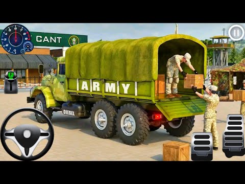 Army Truck Driving Cargo Games 2026 - Us Offroad Army Truck Driving Simulator - Android Gameplay