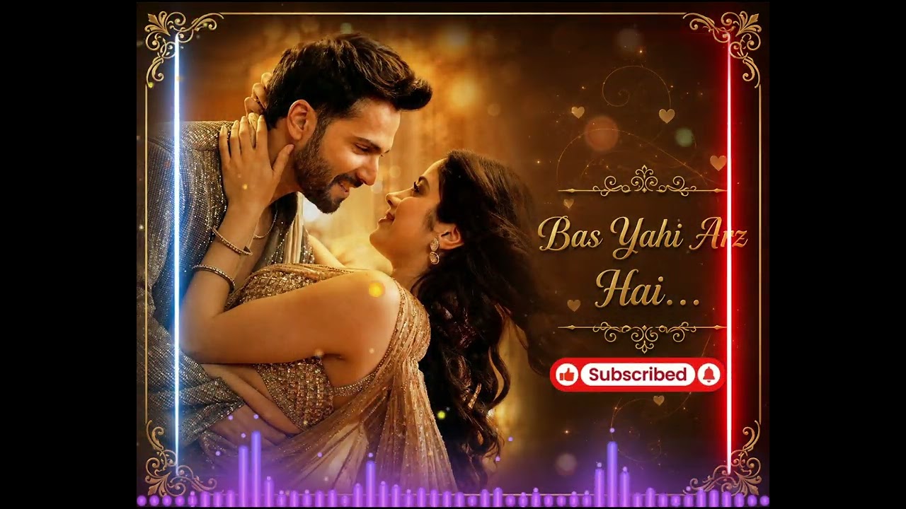 New Romantic song🎶Bas Yahi Arz Hai 🎶 #bollywoodsongs #bollywoodhits #arijitsingh 