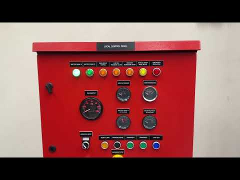 Diesel Fire Water Pump Control Panel C/W Local Control Panel
