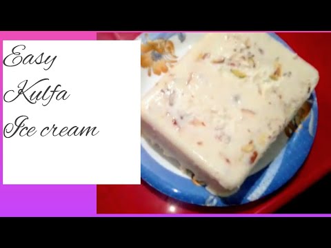 Kulfa Recipe| kulfa Ice Cream|Homemade ice cream by cooking with Nargis