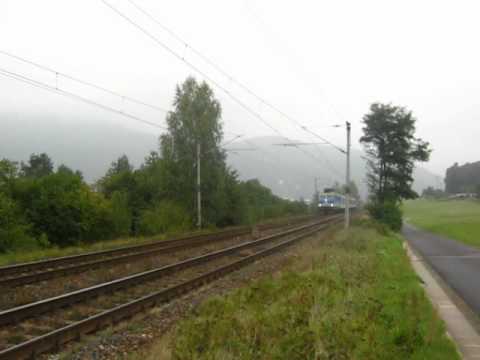 Průjezd vlaku Os 6409 mezi Ústí nad Labem - Střekov a Libochovany
