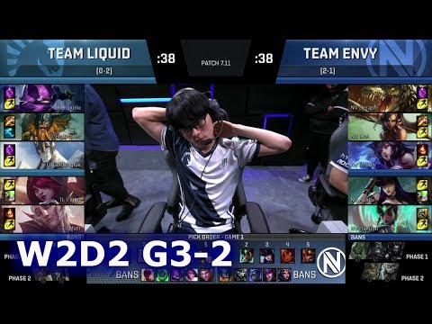 Team EnVyUs vs Liquid | Game 2 S7 NA LCS Summer 2017 Week 2 Day 2 | NV vs TL G2 W2D2