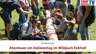 Abenteuer am Indianertag im Wildpark Eekholt