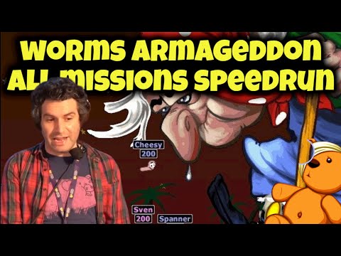 Worms Armageddon Speedrun by RuffledBricks - #ESASummer22