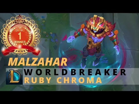 Worldbreaker Malzahar Ruby Chroma - League Of Legends