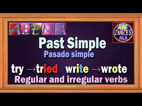 Simple Past Tense in English - Regular and Irregular Verbs – Rules Lesson # 25