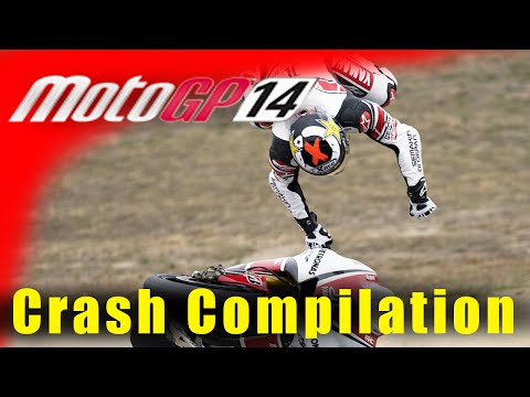 MotoGP 14 PS4 - Crash Compilation!