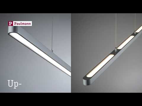 LED-hanglamp Lento III polycarbonaat / aluminium - 1 lichtbron