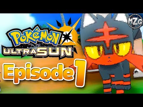 My New Best Friend! - Pokemon Ultra Sun and Moon Gameplay - Episode 1