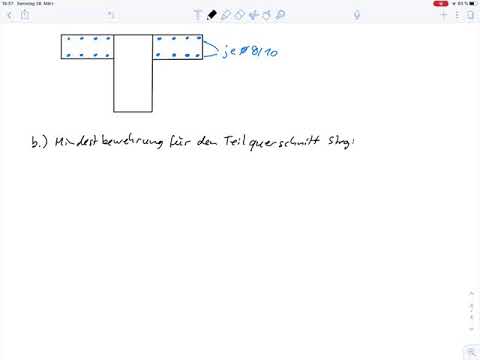 Massivbau 3 - Beispiel 3 Mindestbewehrung Biegezwang (Teil 2)