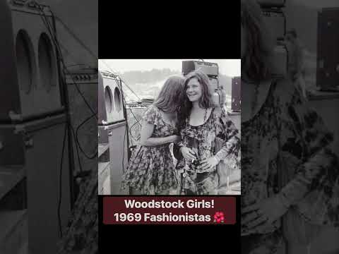 Woodstock Girls  1969 Fashionistas #woodstock #1969 #jimihendrix