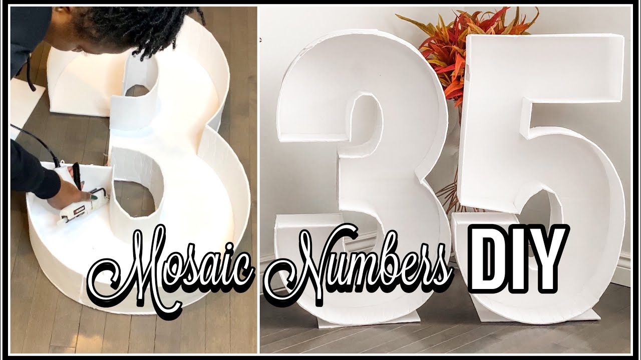 Watch video DIY Tips & tricks on how to make marquee numbers + Q & A | DIY Marquee Number 3 and 5 Now DIY Tips & tricks on how to make marquee numbers + Q & A | DIY Marquee Number 3 and 5