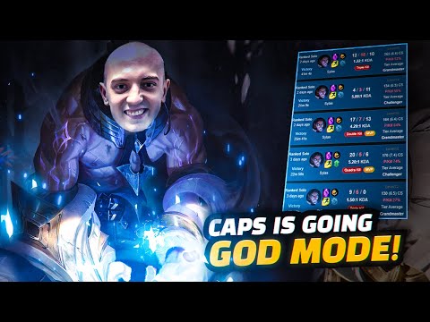 NEW *BALD* Caps is CRACKED stomping EUW CHALLENGER (QUADRA-KILL)