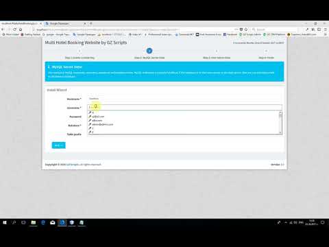 Multi Hotel Booking System - How to Install