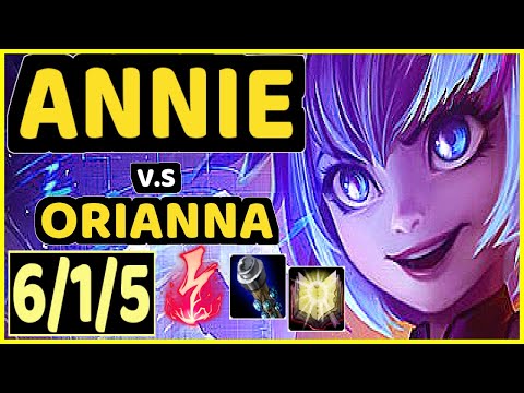 SEBEKX (ANNIE) vs ORIANNA - 6/1/5 KDA MID CHALLENGER GAMEPLAY - EUW
