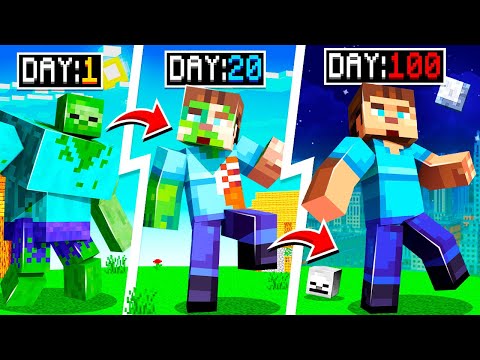 TURNING ZOMBIE back into HUMAN in MINECRAFT (BeckBroJack)