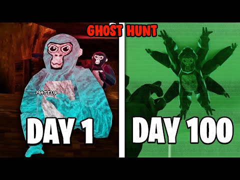 I Spent 100 Days Ghost Hunting In GorillaTag
