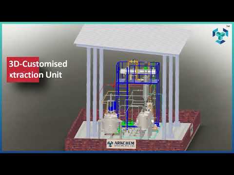 Solvent recovery plant, capacity: 100 tpd