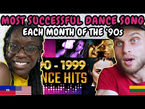 REACTION TO Most Successful Dance Song Of Each Month: 1990 - 1999 | FIRST TIME WATCHING