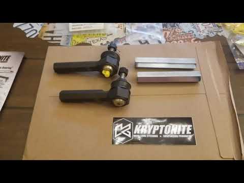 KRYPTONITE PRODUCTS Death Grip Tie Rods & Solid Steel Tie Rod Sleeves