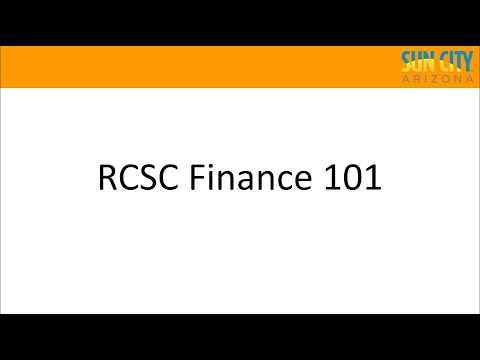 RCSC Finance 101