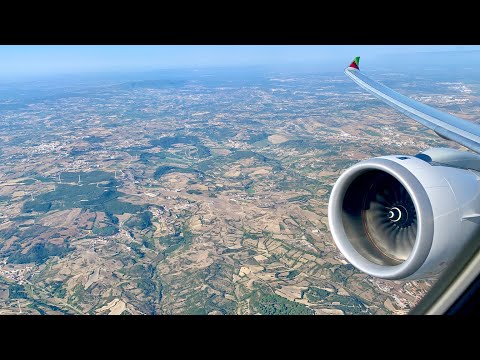 STUNNING Takeoff – TAP Air Portugal Airbus A330-941neo Takeoff Lisbon LIS – CS-TUO