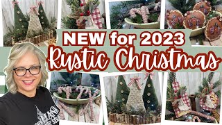 🎄 RUSTIC CHRISTMAS CRAFTS || NEW FOR 2023 || DIYS CRAFTS DECOR || COUNTRY CHRISTMAS