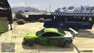 Grand Theft Auto V Online - Robo del autobús - Golpe Fuga de la prisión