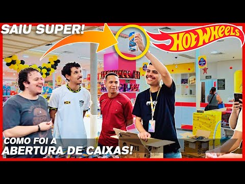 It was awesome! Opening Hot Wheels boxes at RI Happy! See how it went!