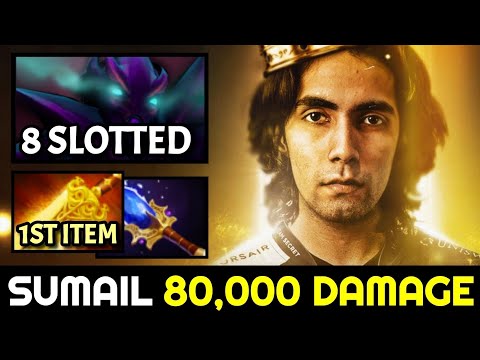 SUMAIL 80,000 Damage Carry the Game with 8 Slotted Spectre Dota 2