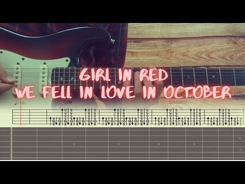 girl in red -  we fell in love in october / Guitar Tutorial / Tabs + Chords