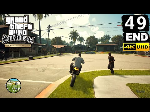 GTA San Andreas Definitive Edition Gameplay Walkthrough Part 49 ENDING - PC 4K 60FPS No Commentary