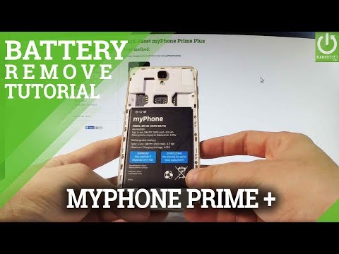 How to Remove Battery in myPhone Prime Plus - Soft Reset / Restart