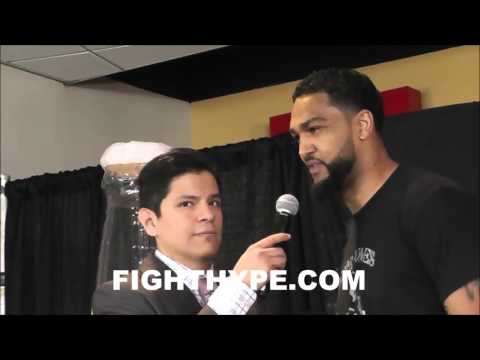 DOMINIC BREAZEALE'S FINAL WORDS TO AMIR MANSOUR: "ME HITTING MANSOUR AND MANSOUR HITTING THE CANVAS"