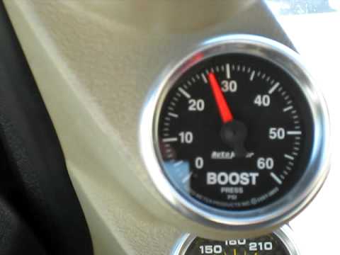 Boost Gauge, Cummins Conversion, Rolling in & out of the throttle.