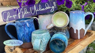 GLAZE KILN UNLOADING with AMACO, MAYCO, COYOTE, LAGUNA and SPECTRUM - Studio Life Vlog #3 HD 1080p