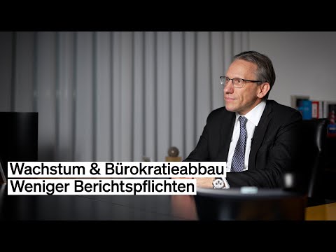 Keine neuen unnötigen Berichtspflichten – Jörg Kukies