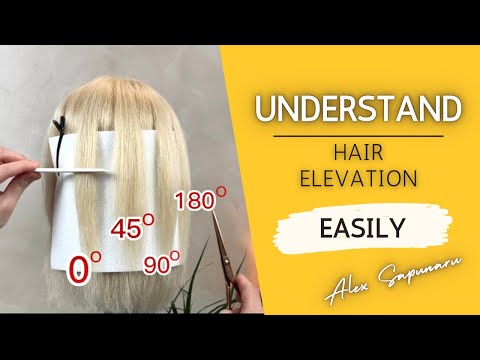 Understand Hair Elevation Easily / Difference Between Haircut Techniques / Line Graduation Layers