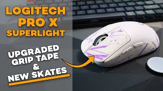 HOW TO add Grip Tape and new Skates to your Logitech Pro X Superlight