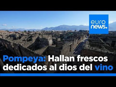 Descubren un enorme fresco dedicado a Dioniso en el yacimiento arqueológico de Pompeya