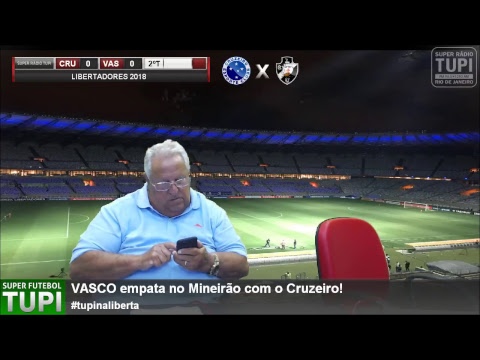 Cruzeiro 0 x 0 Vasco - 2ª Rodada - Libertadores - 04/04/2018 - AO VIVO